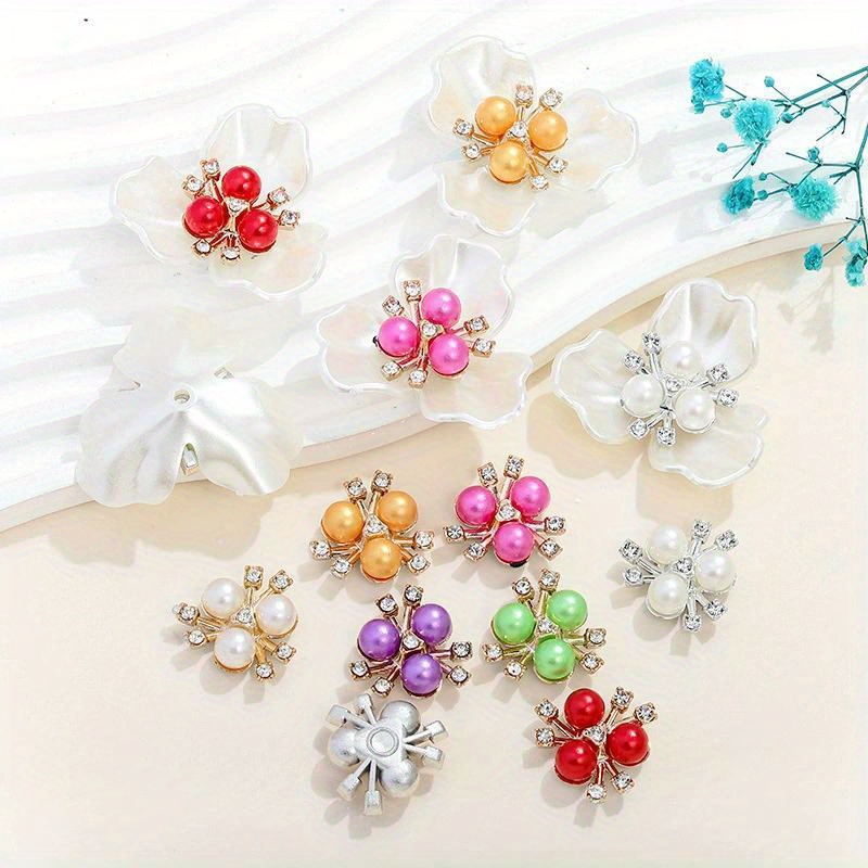 50개 보석 DIY 라인스톤 크리스탈 진주 단추 의류용 - Sew On Rhinestone 리뷰 및 가격