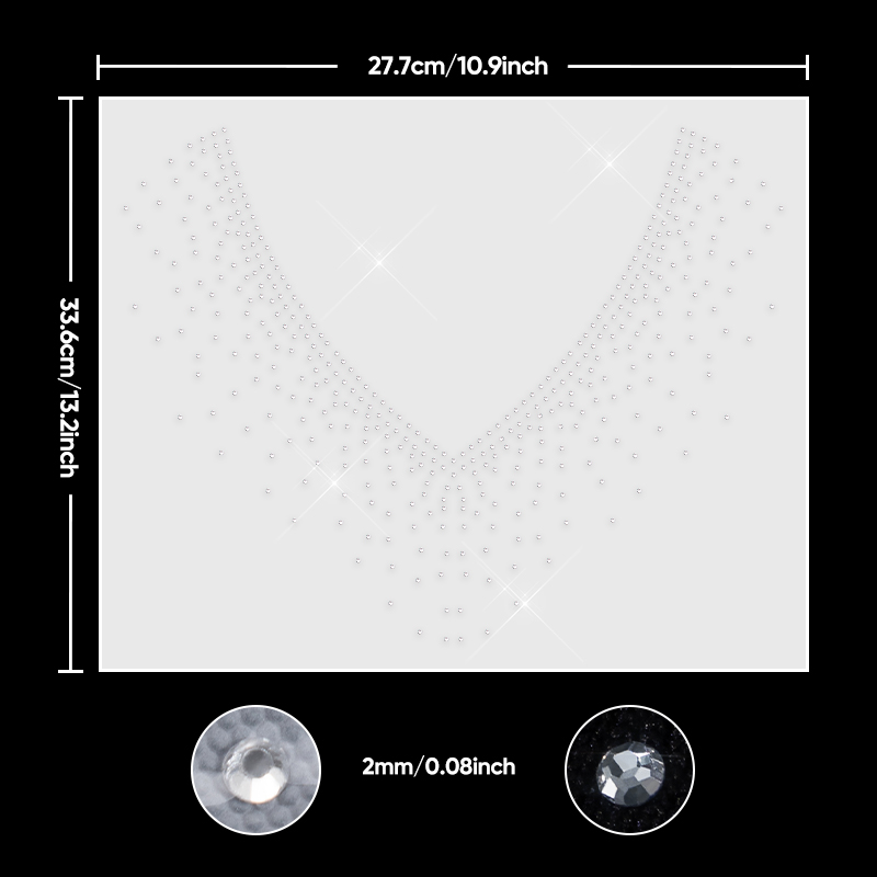 QIAO 1/2/4/6개입 V넥 글리터 핫픽스 라인스톤 - Glitter Vinyl Roll 리뷰 및 가격