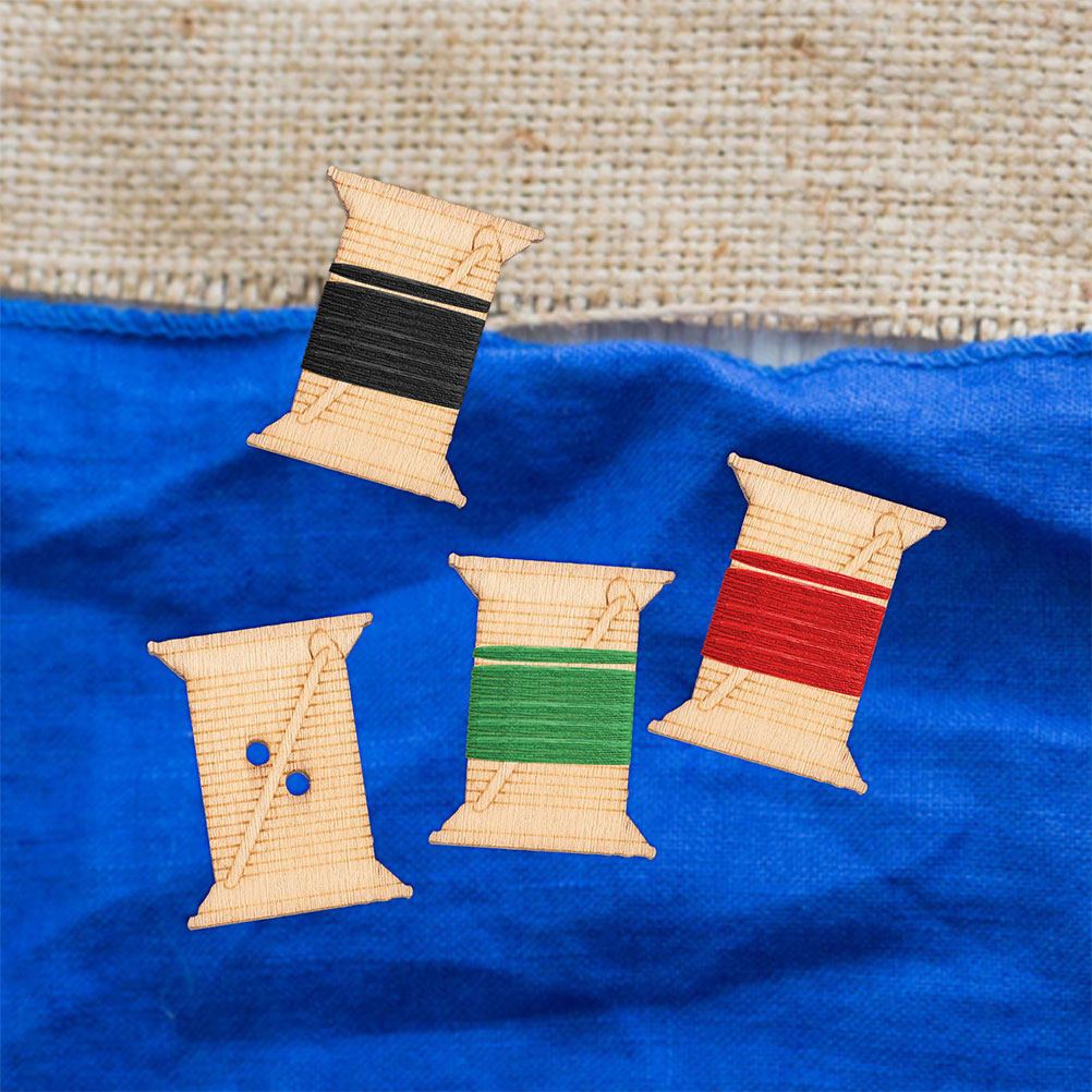 100개 나무 실 감기 보드 천연 나무 보빈 정리함 재 - Embroidery Craft 리뷰 및 가격